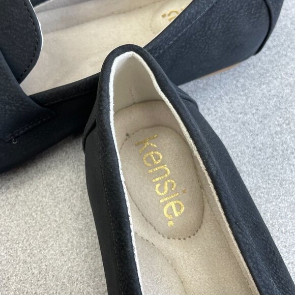 NWOB Kensie Yelena Women's Size 7M Black Slip on Loafers - Picture 4 of 7